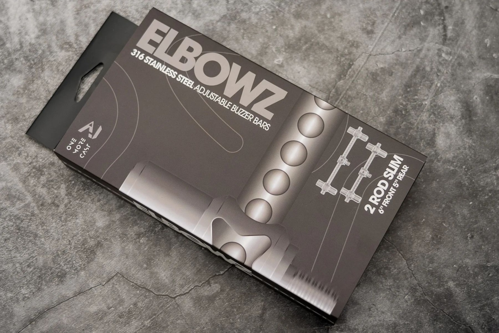 One More Cast Elbowz High-Grade 316 Stainless Steel 2 Rod Buzzbars 