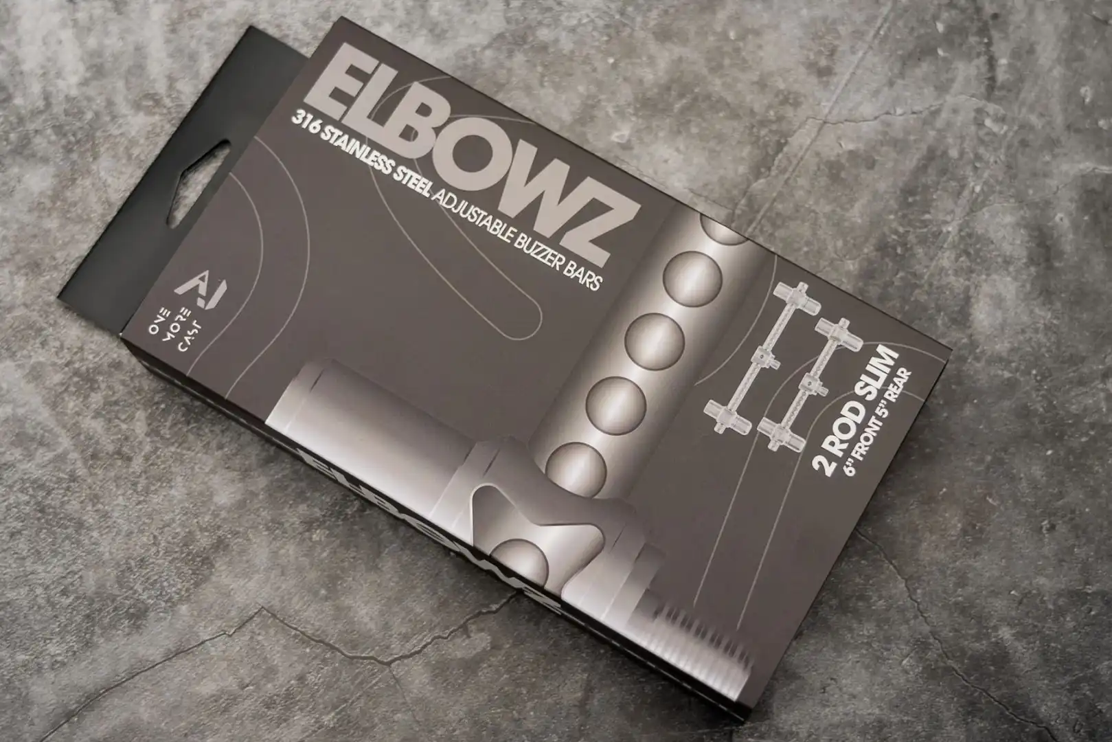 One More Cast Elbowz High-Grade 316 Stainless Steel 2 Rod Buzzbars