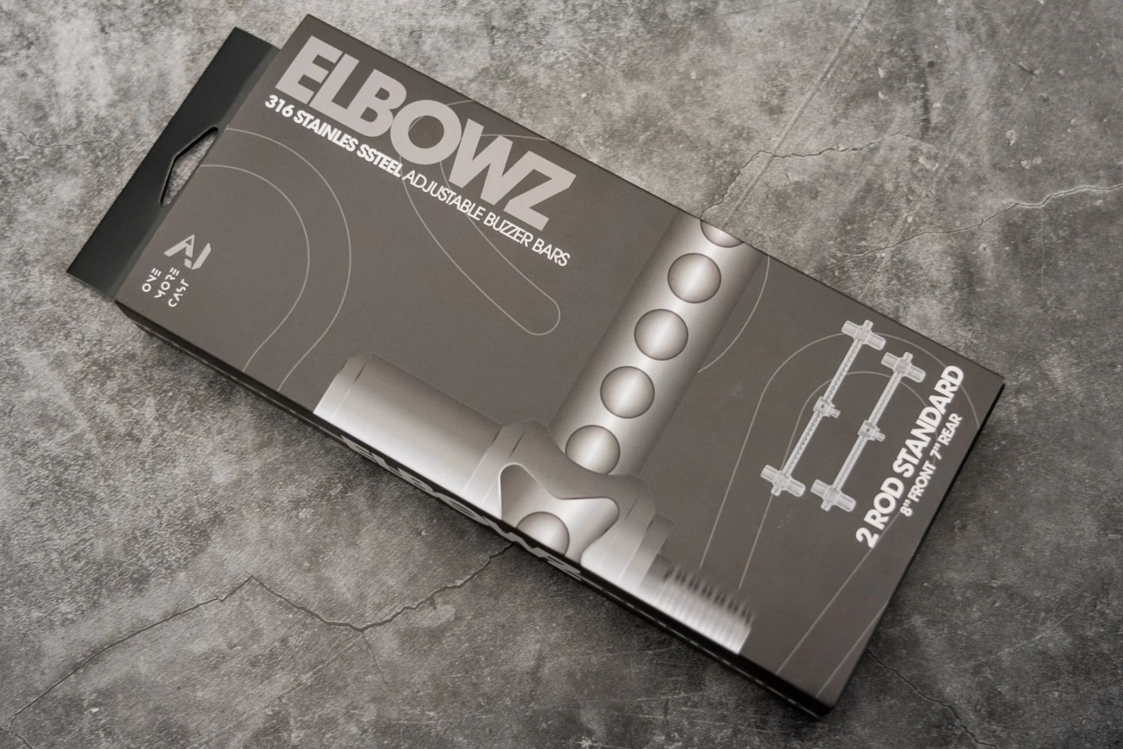 One More Cast Elbowz High-Grade 316 Stainless Steel 2 Rod Buzzbars 