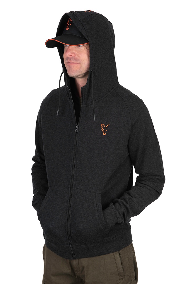 Fox Collection LW Hoody Black & Orange