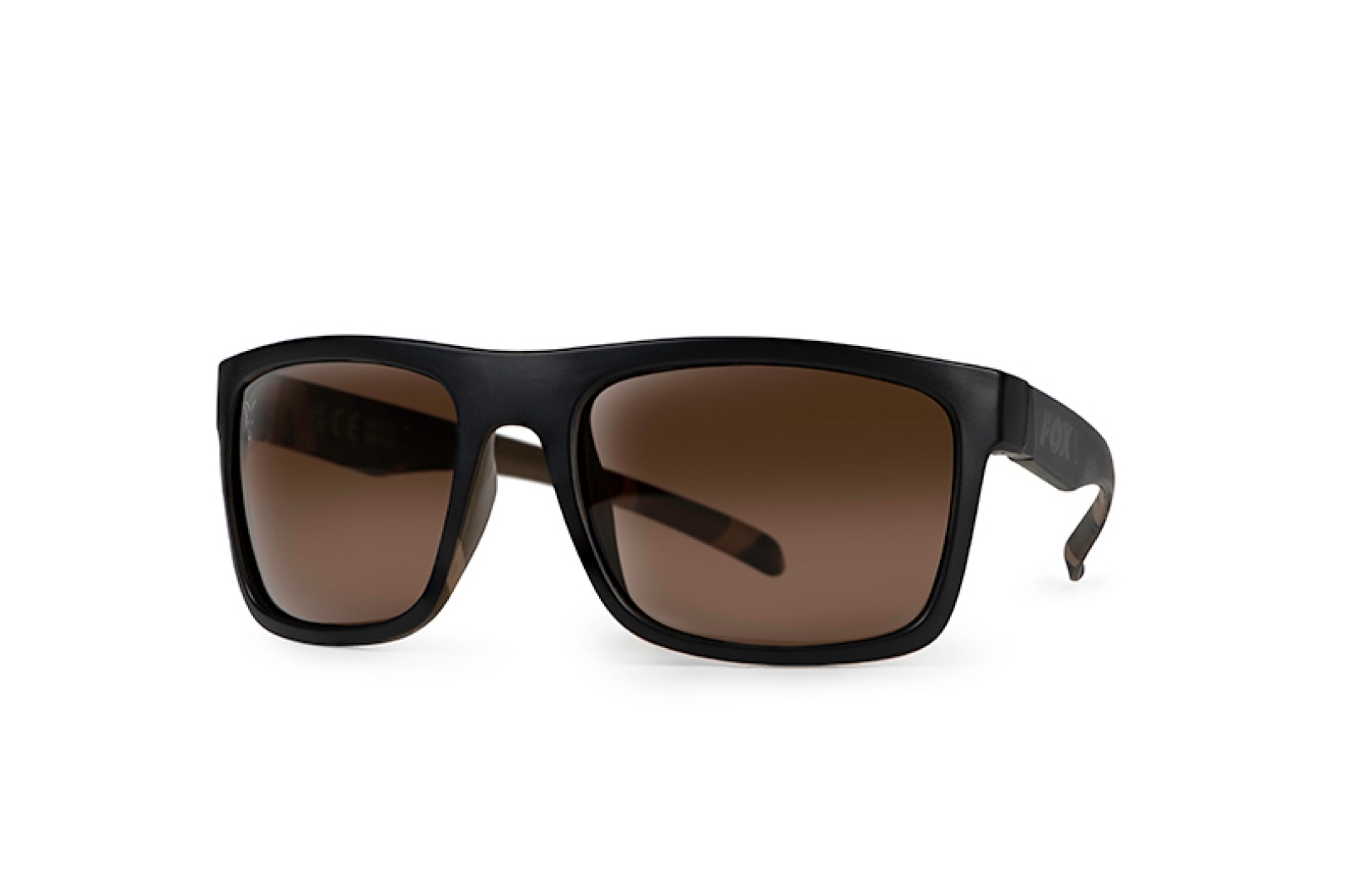 Fox Avius - Black & Camo Sunglasses - Brown Lense 