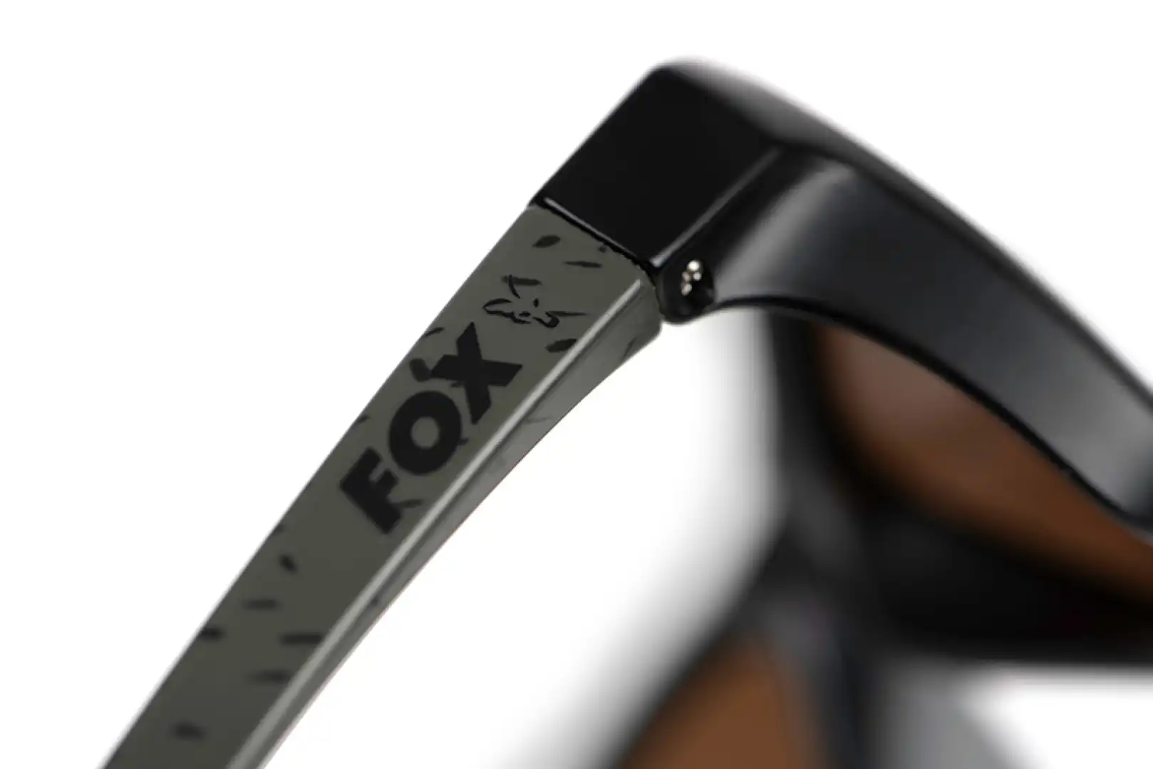 Fox Collection Wraps - Green & Black Sunglasses - Brown Lense