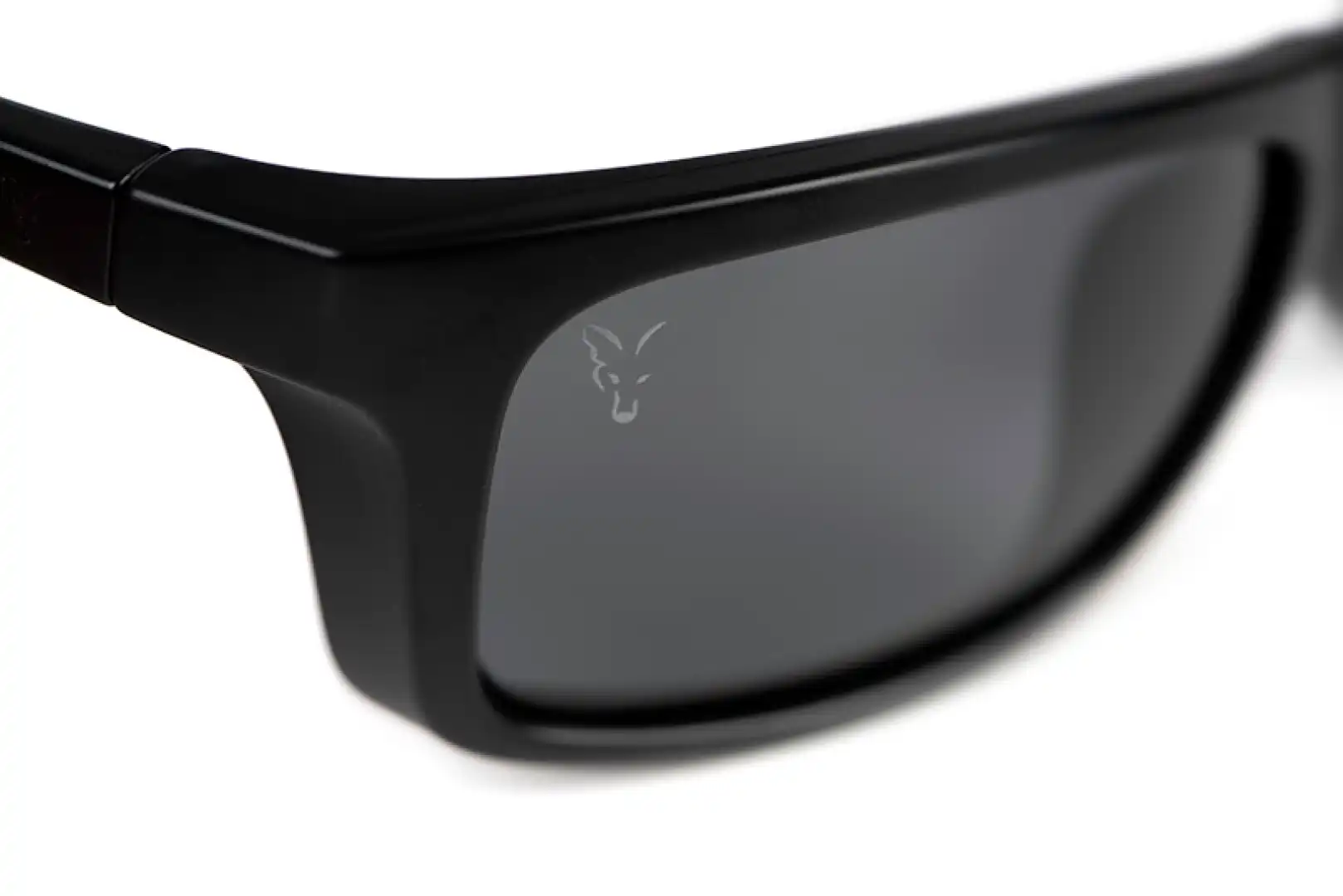 Fox Collection Wraps - Black & Orange Sunglasses - Grey Lense