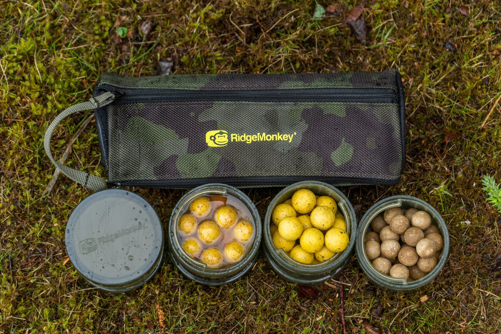 RidgeMonkey Modular Hookbait Pots Camo