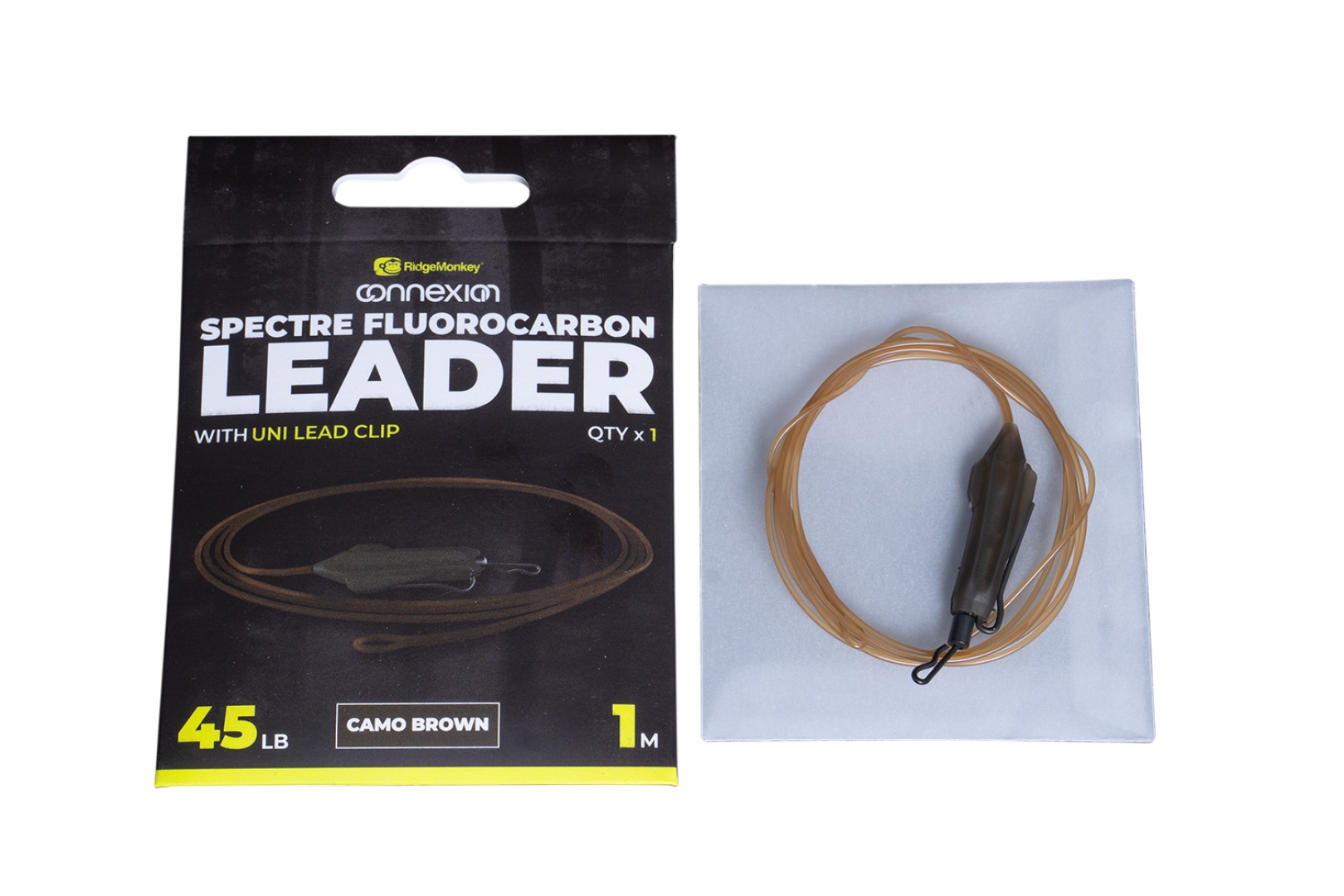 RidgeMonkey Spectre Fluorocarbon Uni Lead Clip Leader