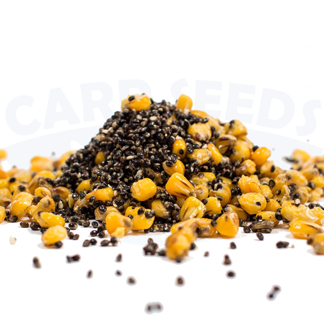Carp Seeds Mix - Hemp, Corn - Strawberry