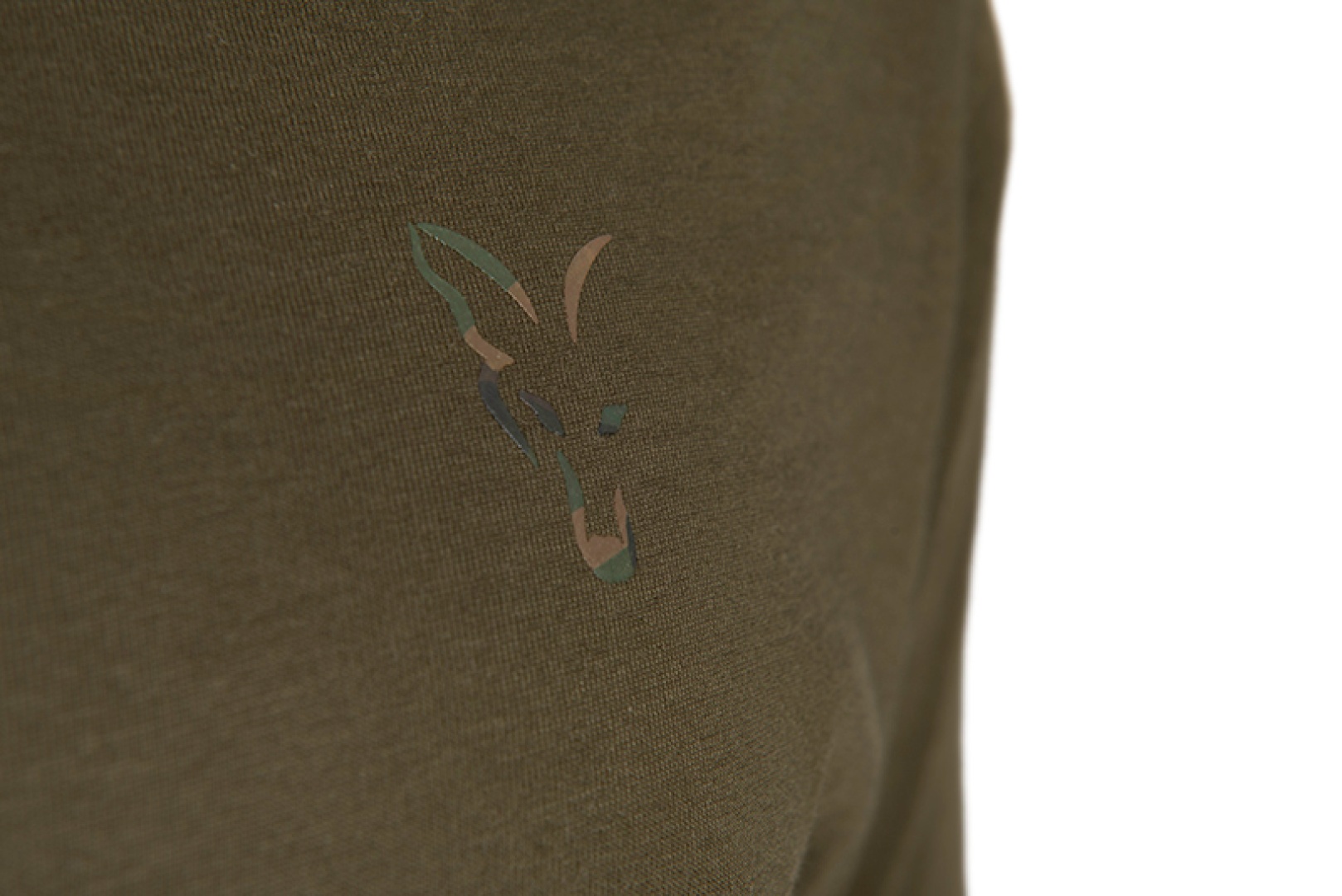 Fox KHAKI Large Print T-Shirt