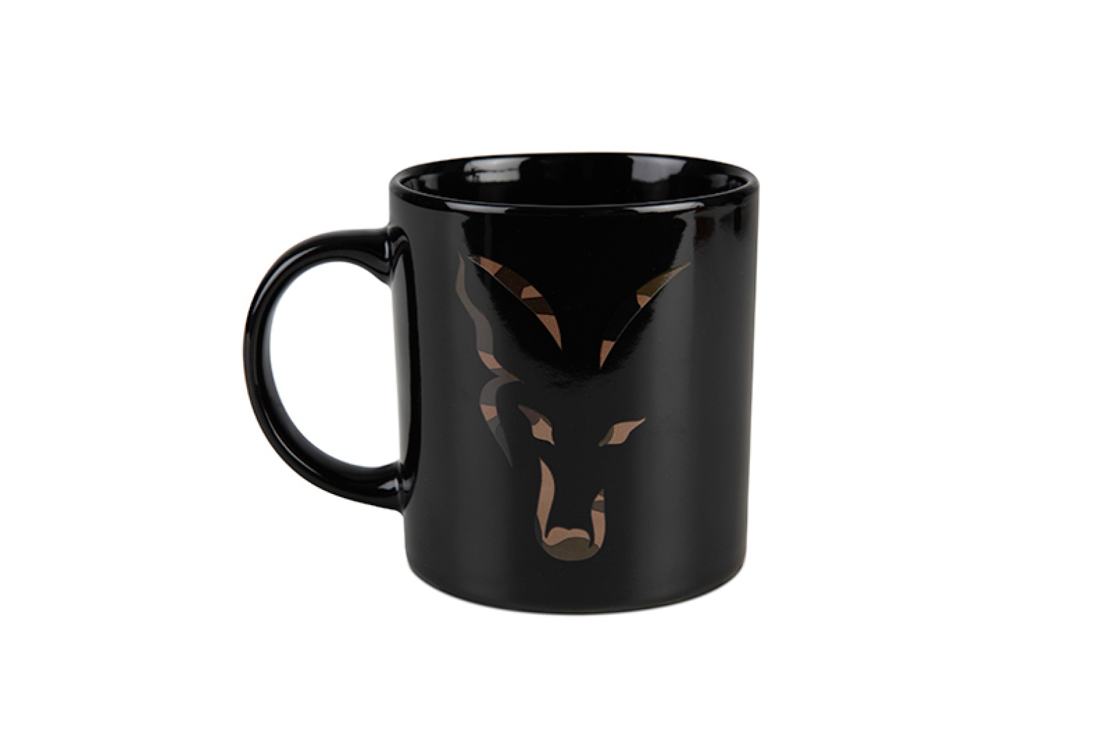 Fox Black And Camo Head Ceramic Mug