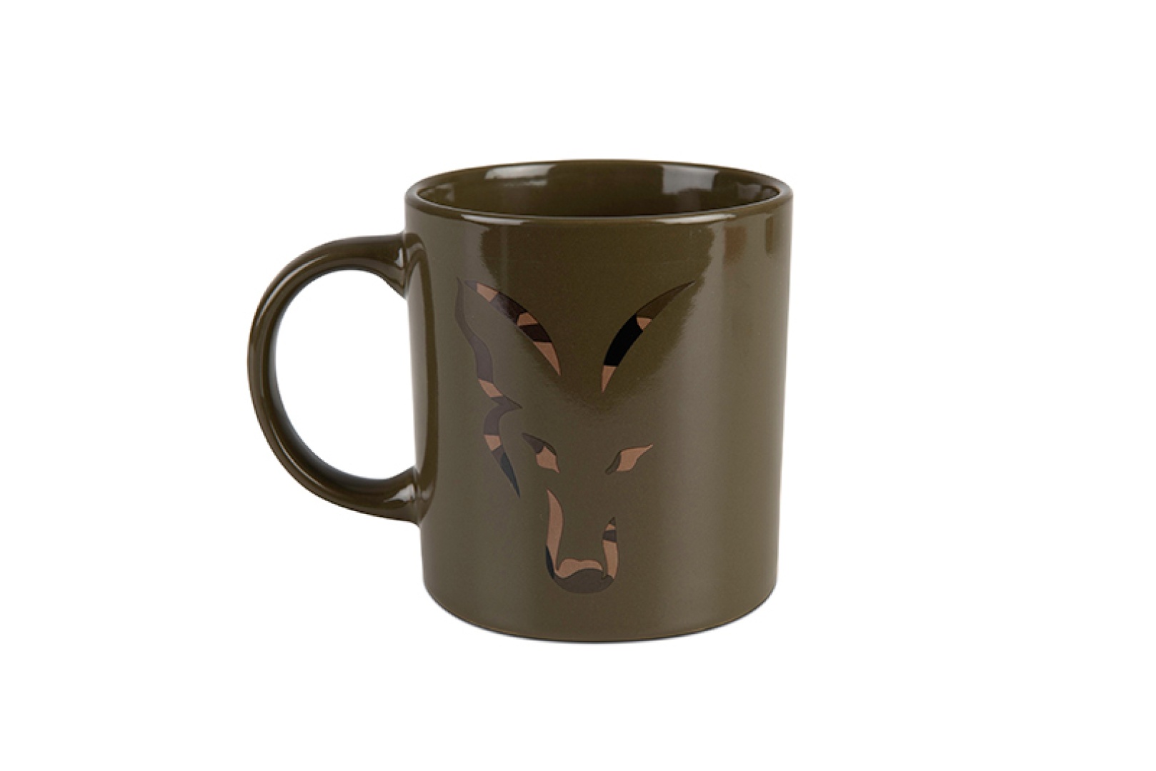 Fox Green And Camo Head Ceramic Mug