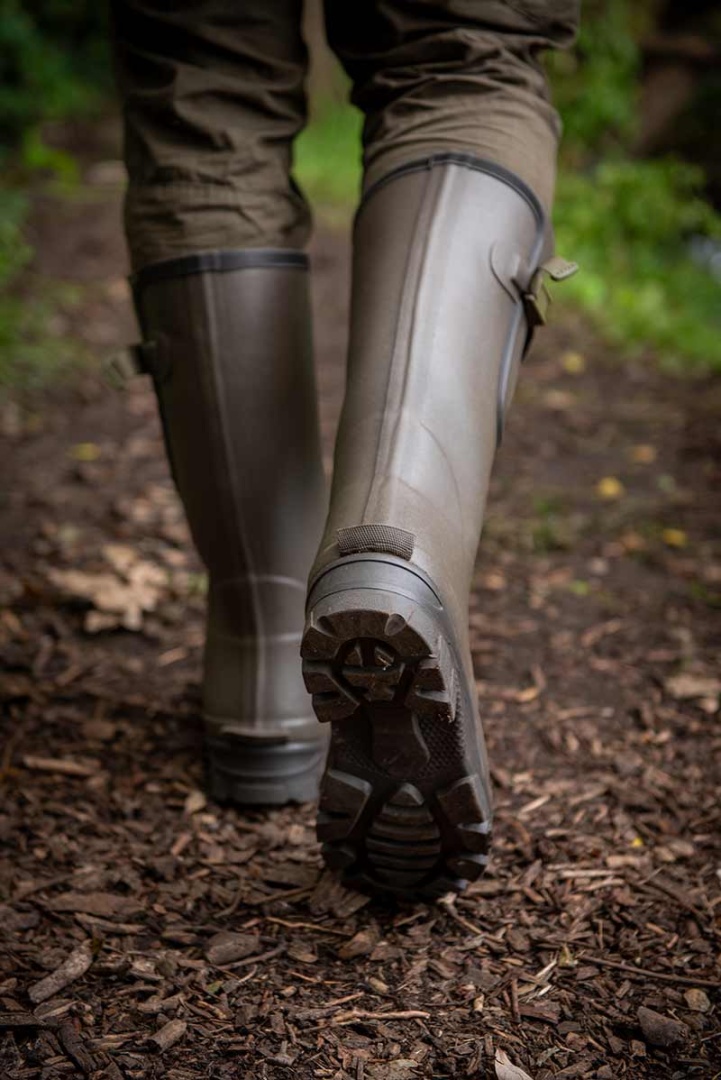 Fox Neoprene Lined CAMO/Khaki Rubber Boots