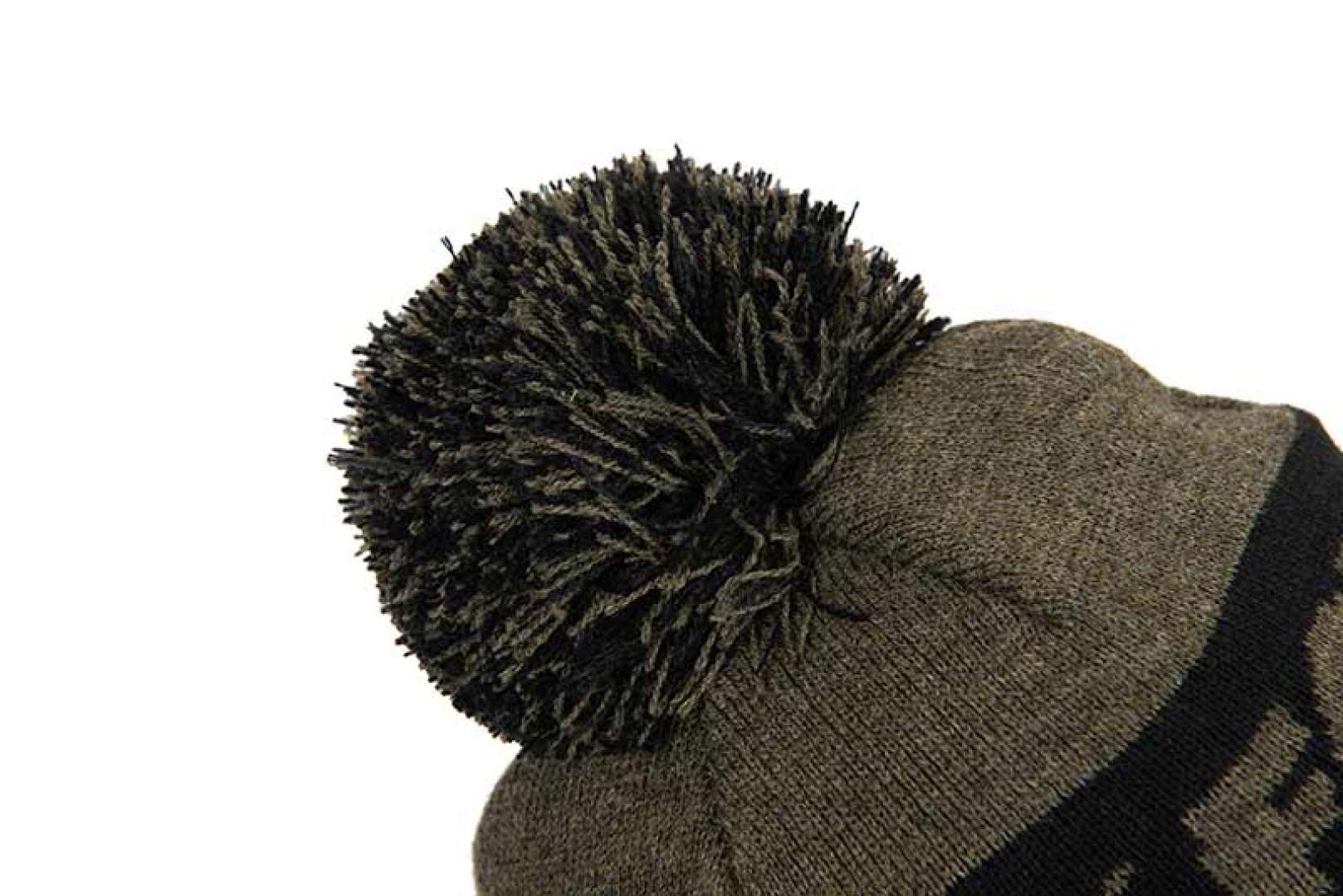 Fox Collection Bobble Hat - Green & Black