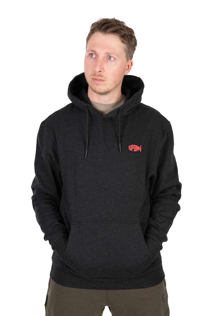 Spomb Black Marl Hoodie Pullover 