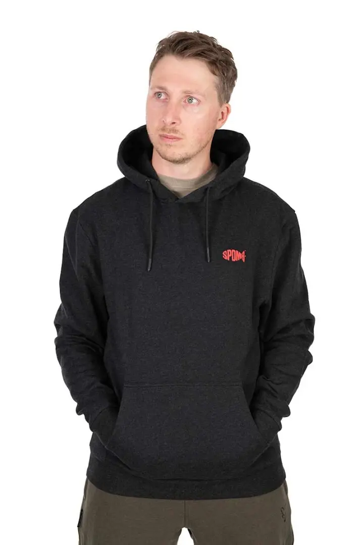 Spomb Black Marl Hoodie Pullover