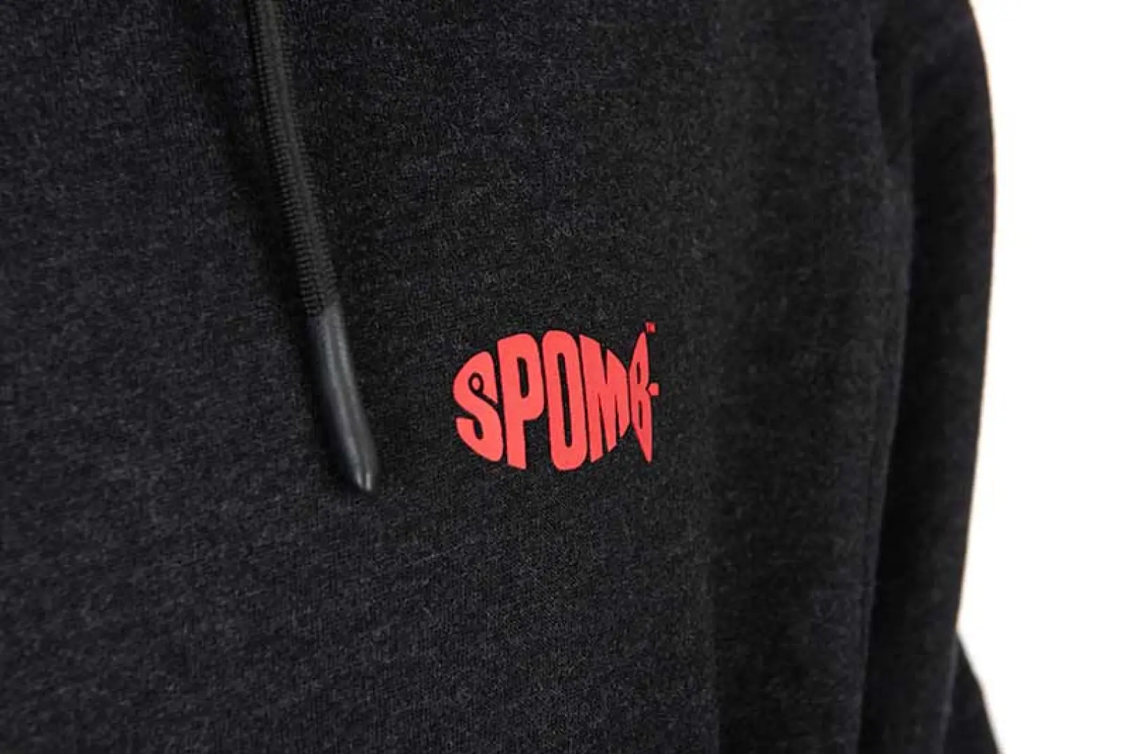 Spomb Black Marl Hoodie Pullover