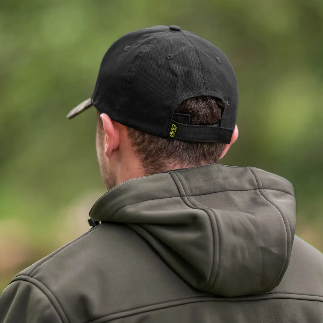 Avid Carp Black and Camo Cap