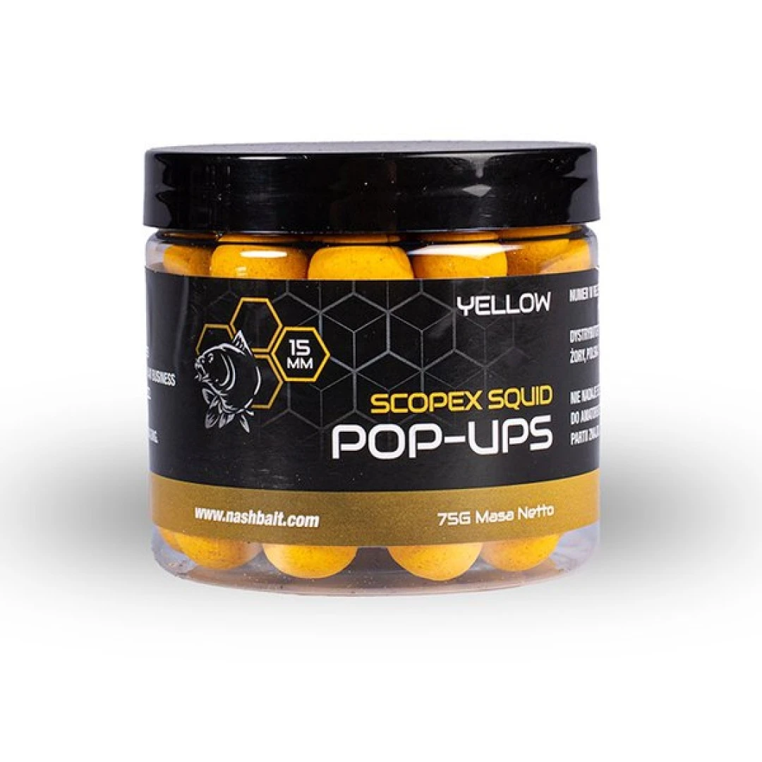 Nash Scopex Squid Pop Up - Yellow