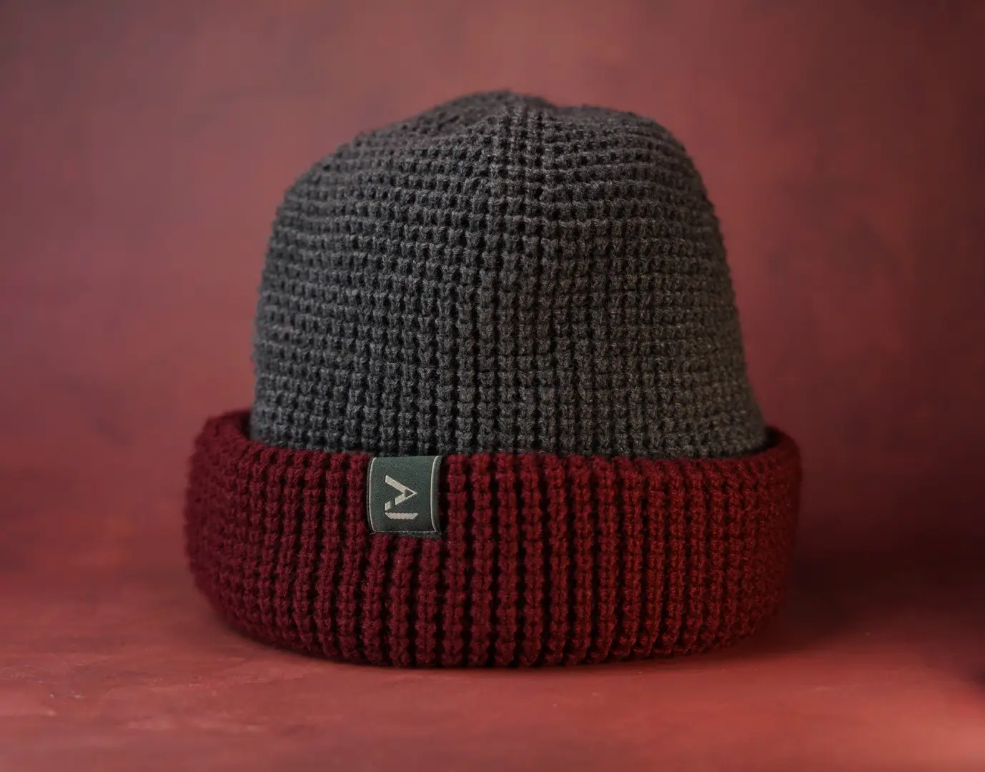One More Cast Waffle Stitch Beanie