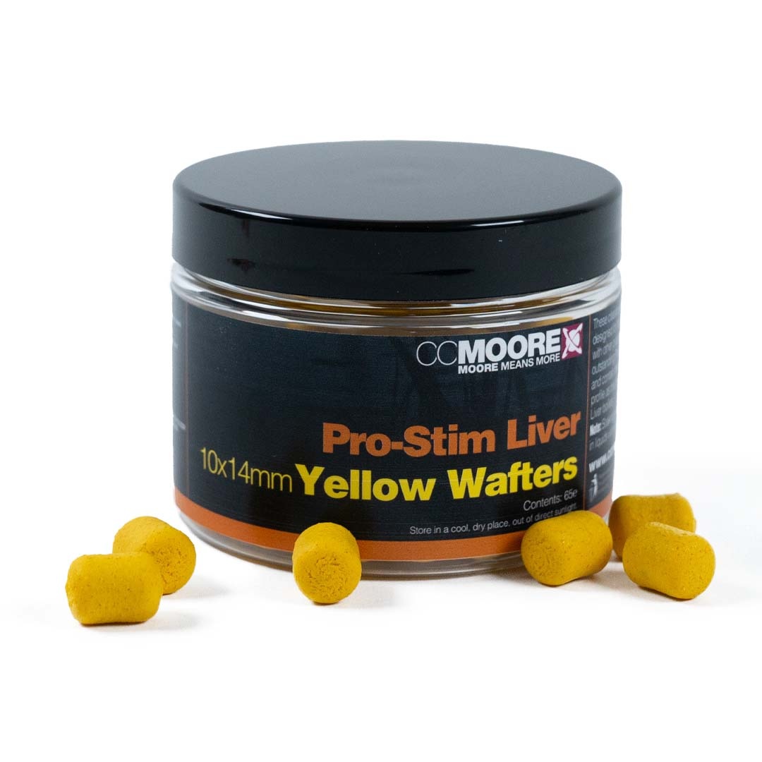 CCMoore Pro-Stim Liver Dumbell Wafters - Yellow