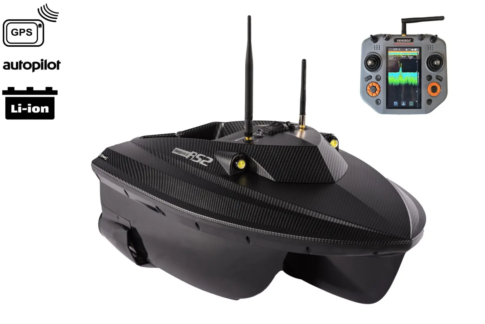 Viking Boat RS2 Carbon - (Echosonda All in One w Pilocie)