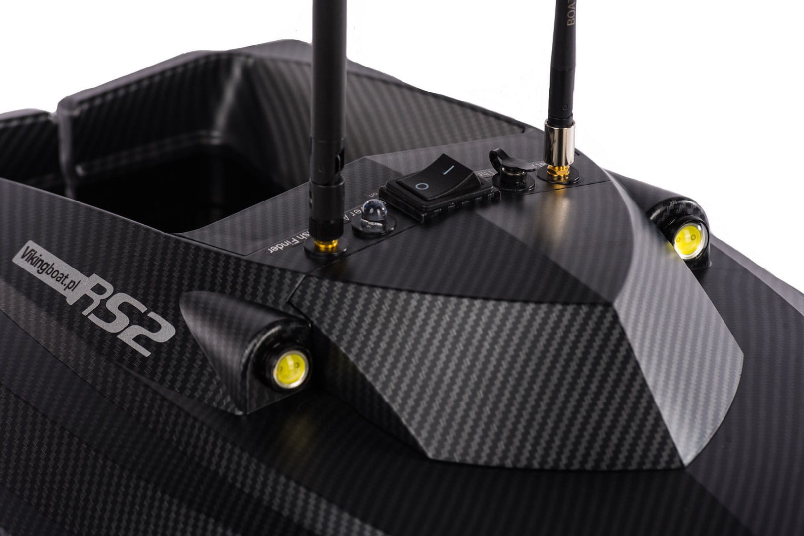 Viking Boat RS2 Carbon - (Echo Sounder All in One with Pilot + Bait Spreader)