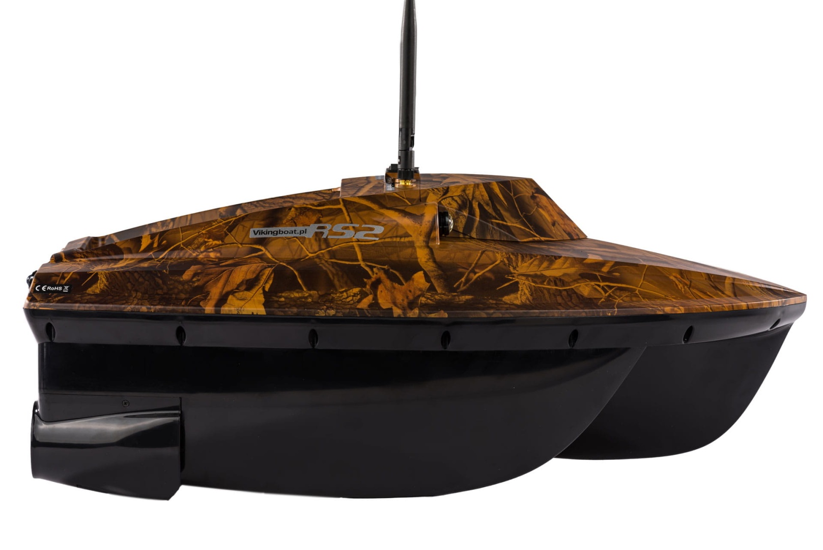 Viking Boat RS2 CAMO - (Echolot All in One im Pilot + Futterboilie-Spreader)