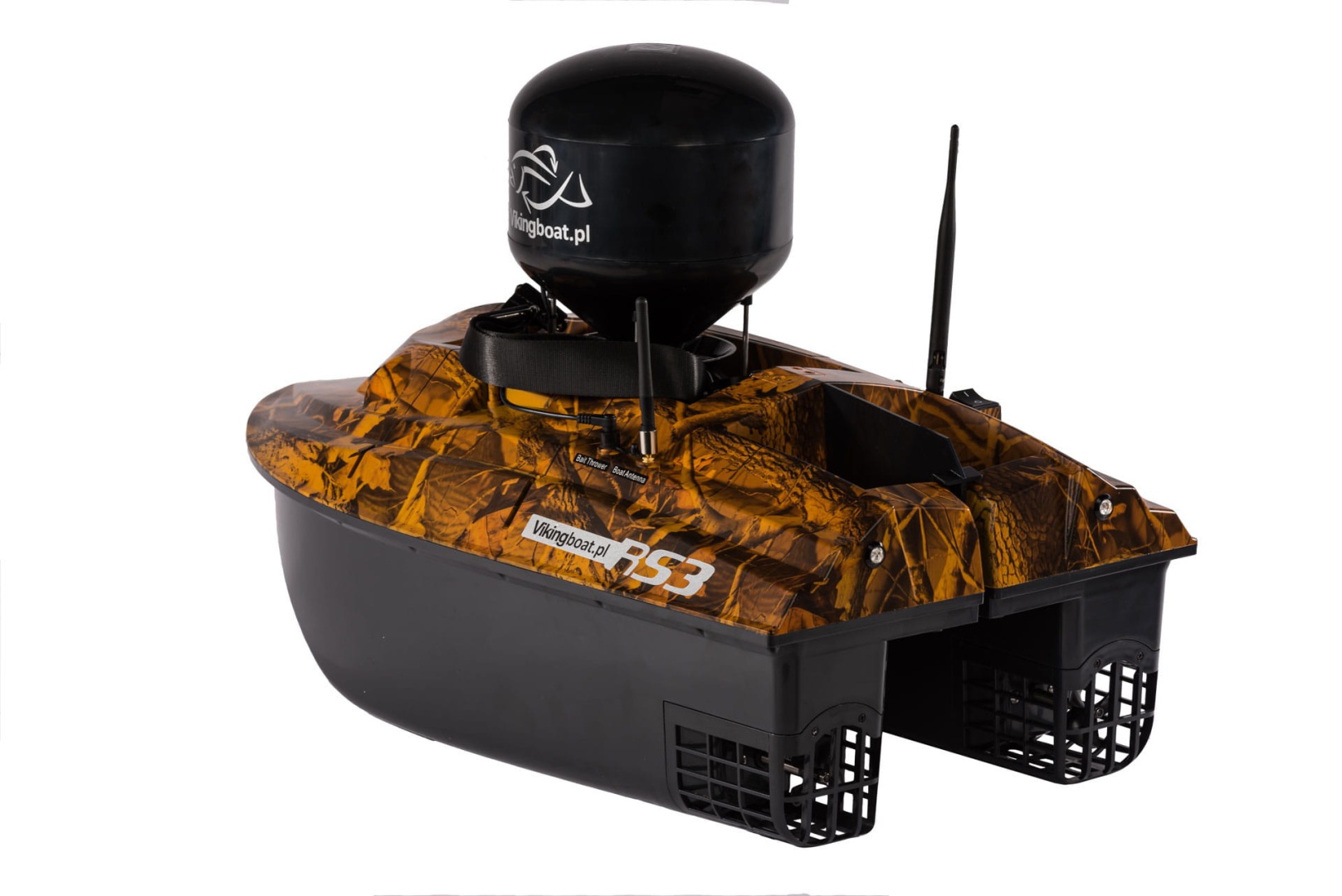 Viking Boat RS3 CAMO - (Echolot T600 + Futterstreuer)