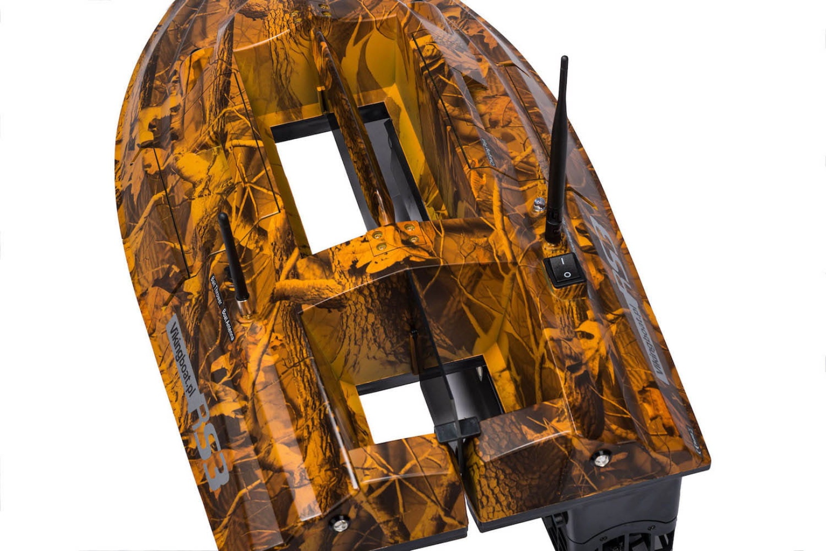 Viking Boat RS3 CAMO - (Echolot T600 + Futterstreuer)
