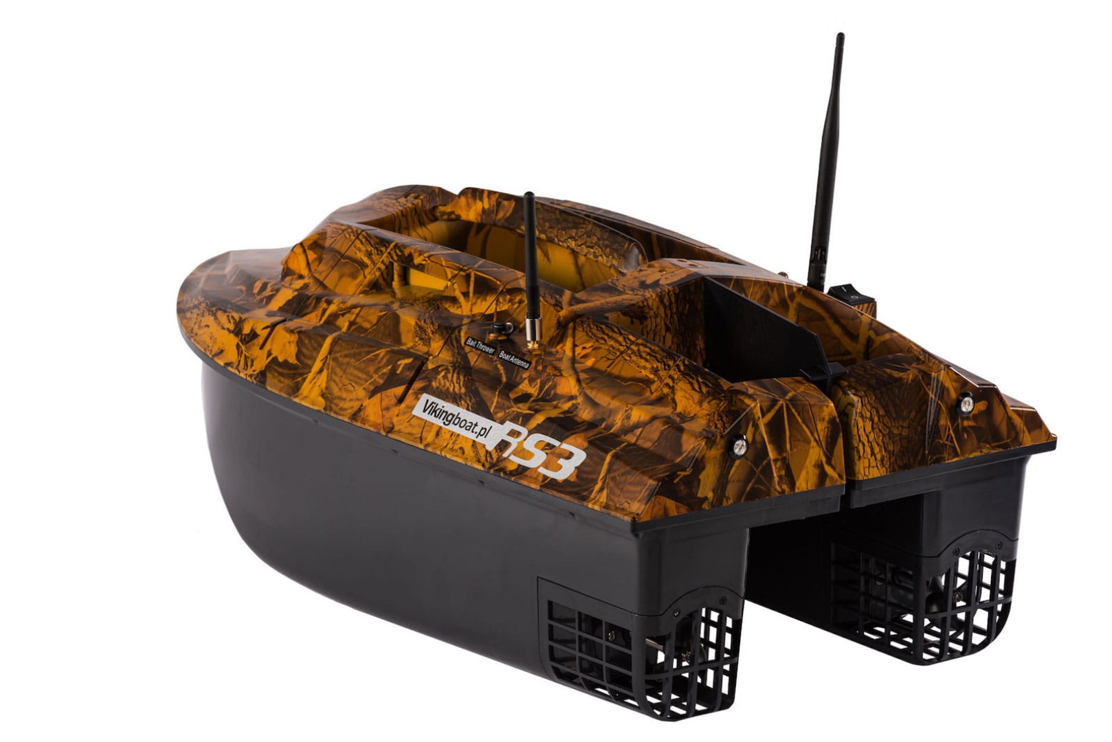 Viking Boat RS3 CAMO - (Echo Sounder All in One in Remote + Bait Spreader)