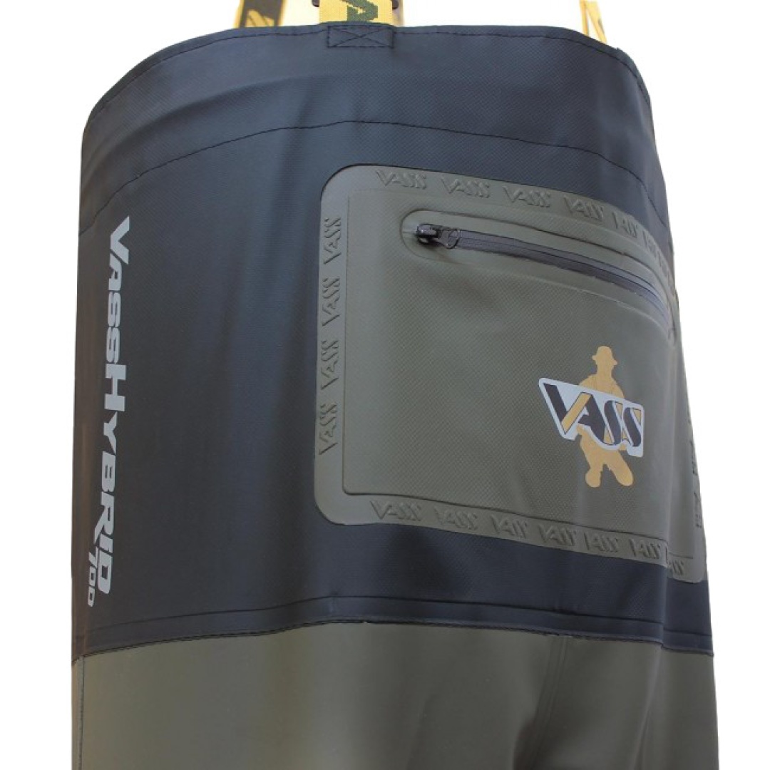 Vass Hybrid 700 Khaki / Black Wader Chest