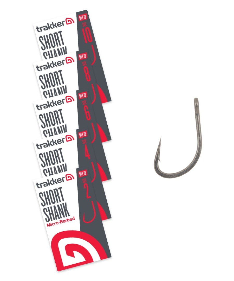 Trakker Short Shank Hooks Micro Barbed