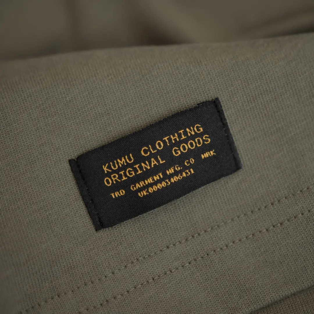 KUMU Heavyweight Pocket Ash Tee Brown T-Shirt 