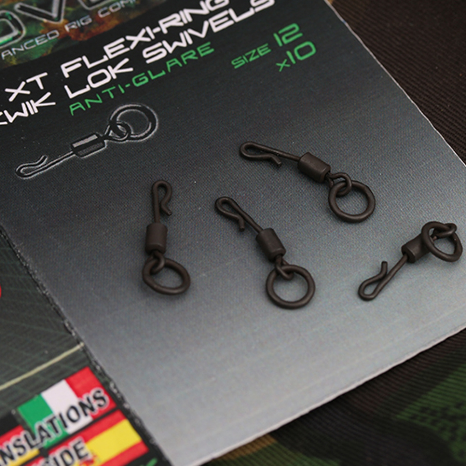 Gardner Covert Kwick Lok Flexi Ring Swivels 