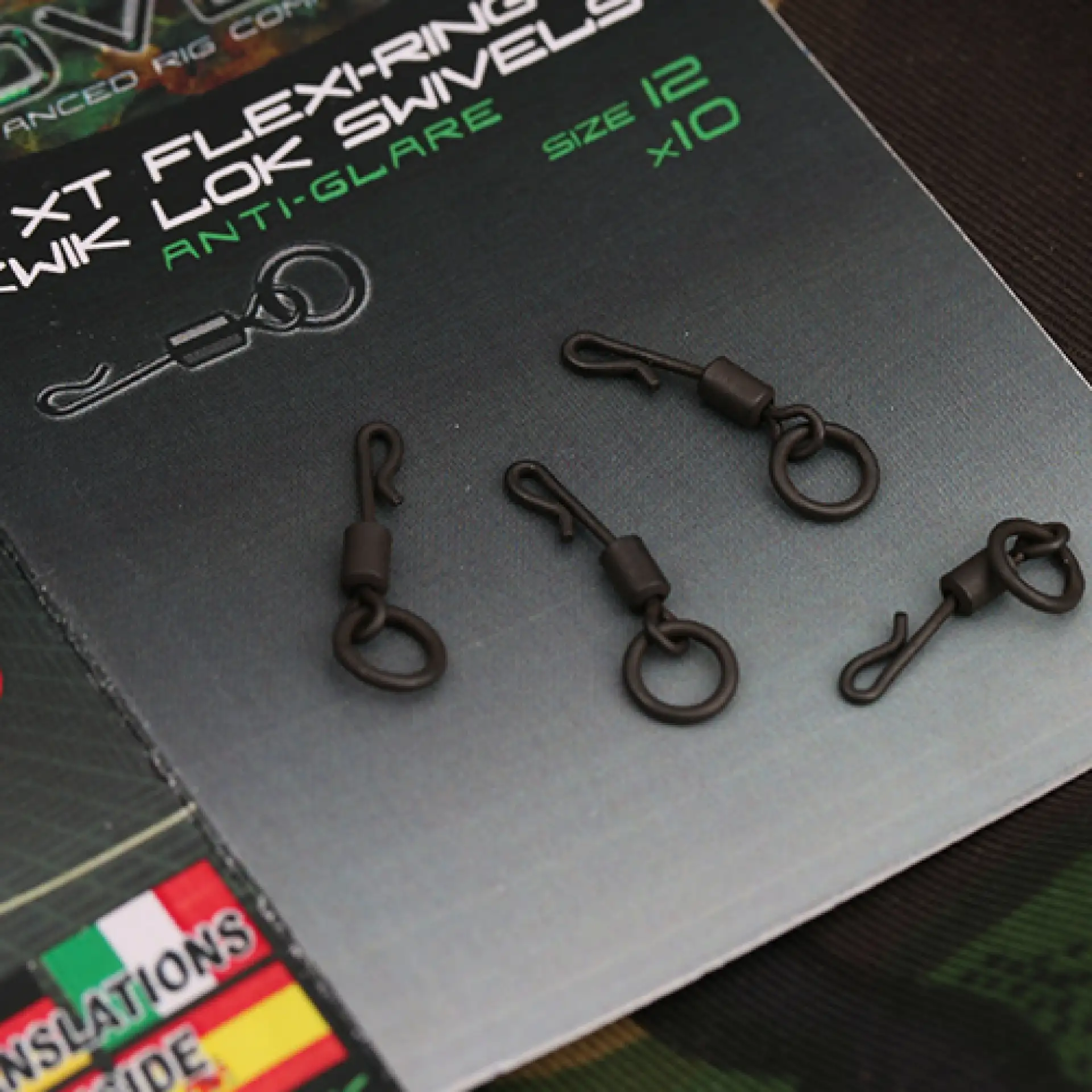Gardner Covert Kwick Lok Flexi Ring Swivels