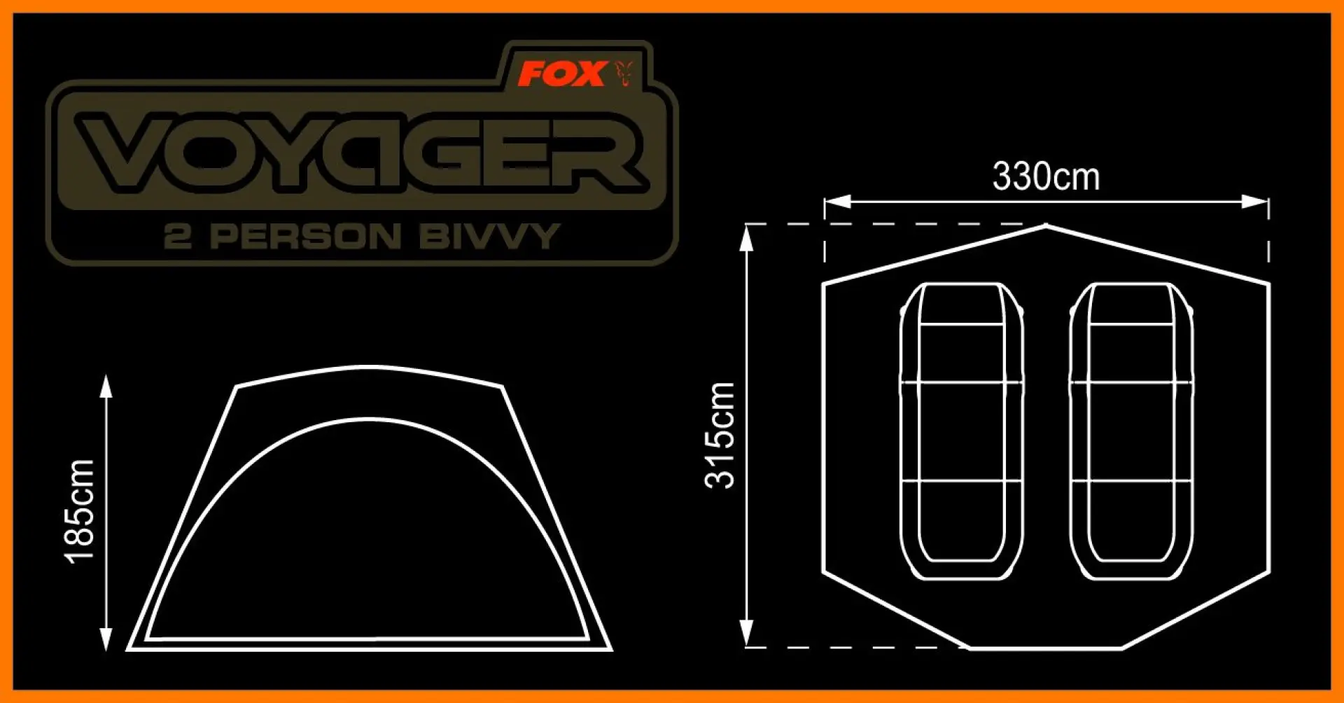 Fox Voyager 2 Person Bivvy + Inner Dome