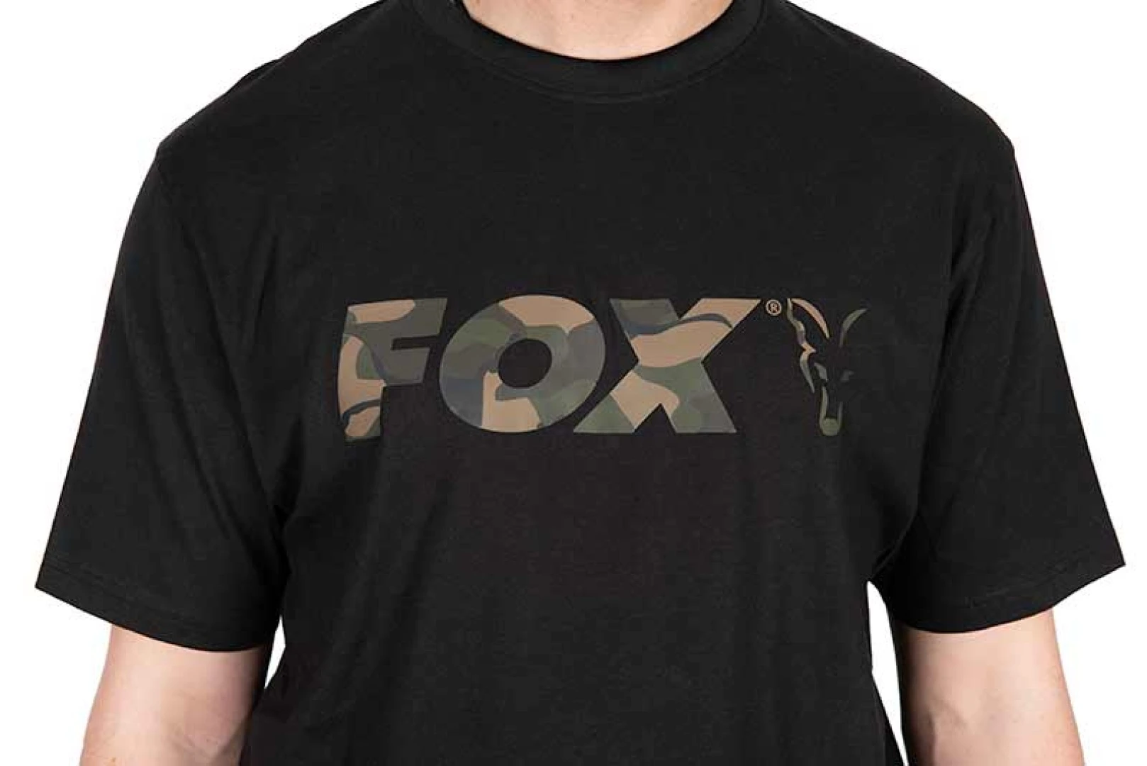 Fox Black / Camo Logo T-Shirt