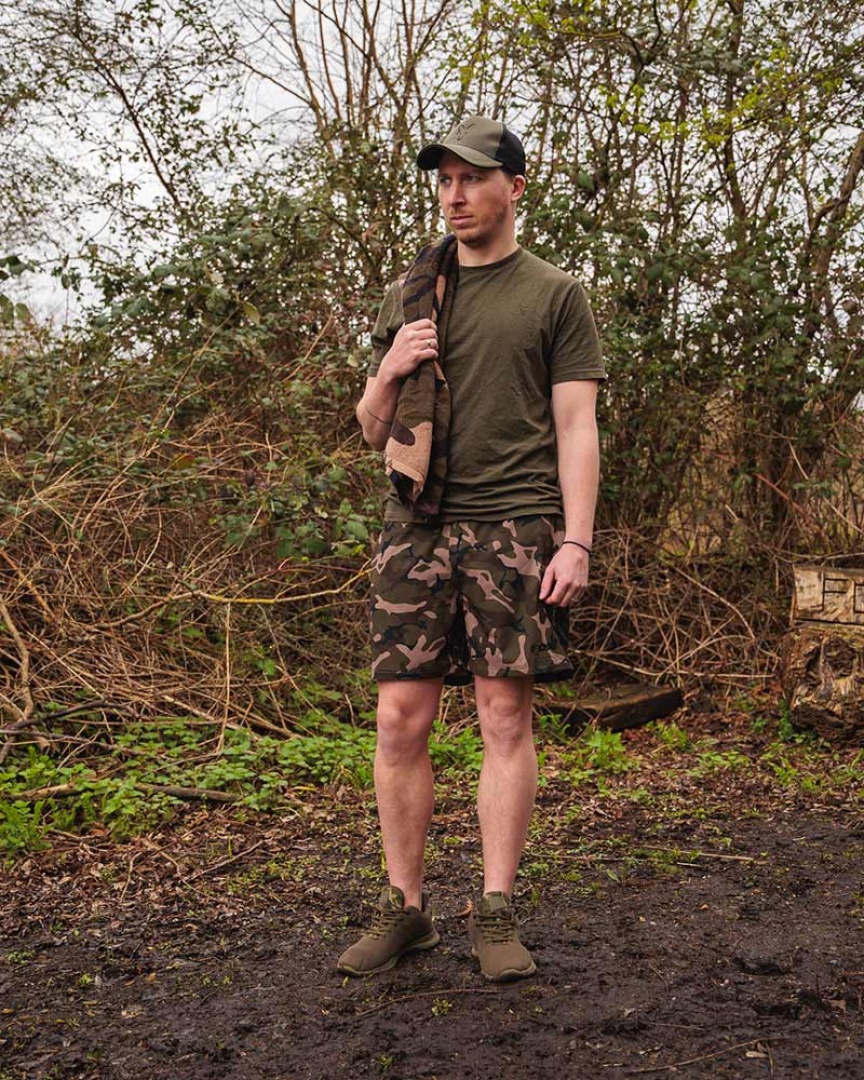 Fox Black/Camo LW Swim Shorts