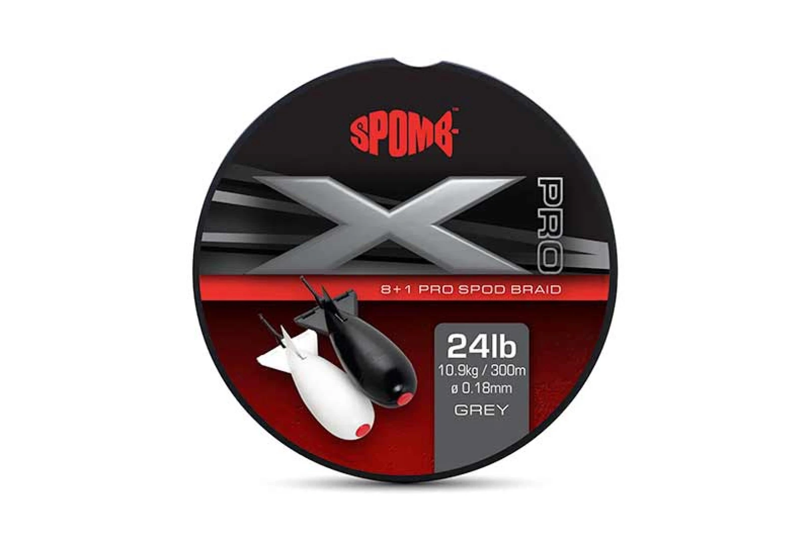 Spomb X Pro Braid Grey 8+1