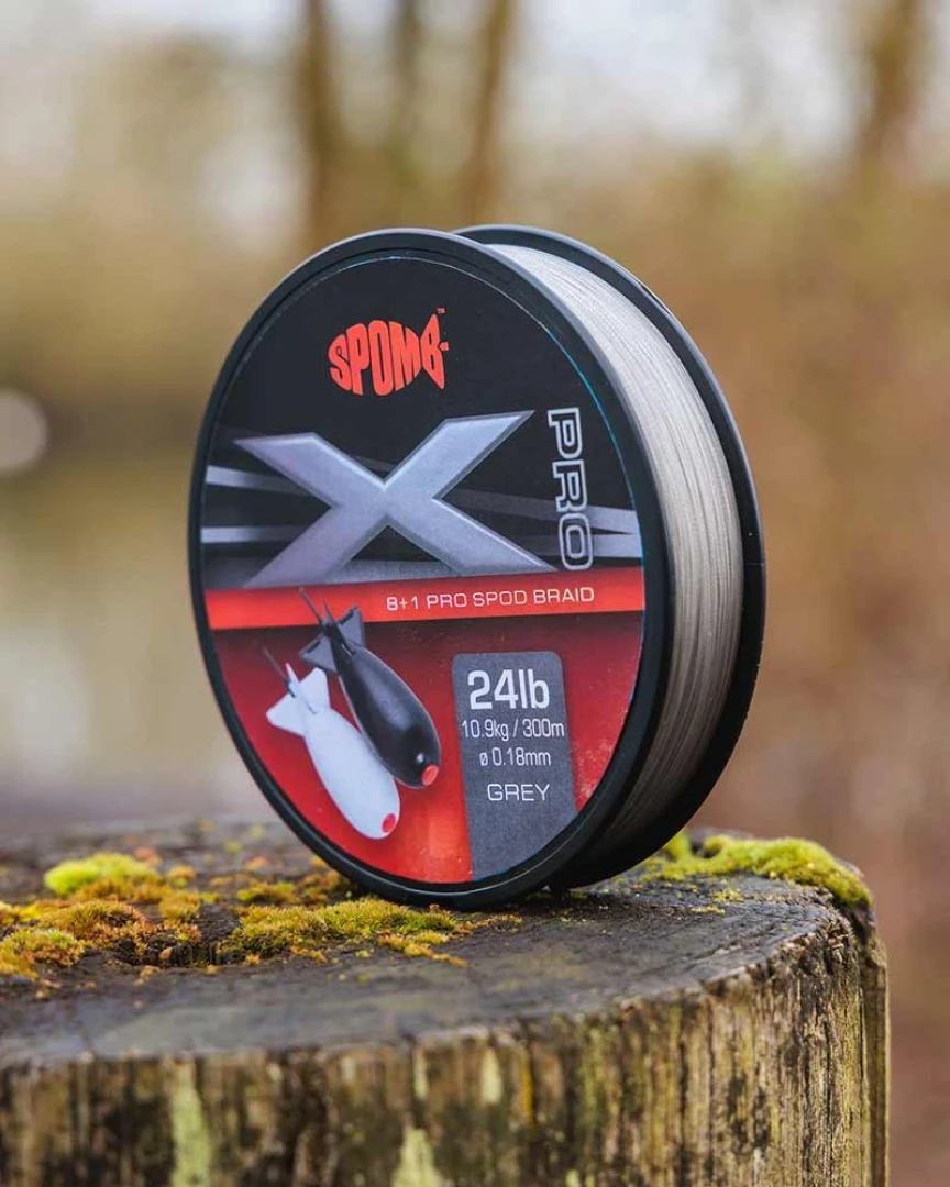 Spomb X Pro Braid Grey 8+1