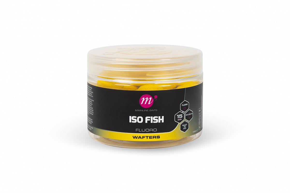 Mainline ISO Fish Fluoro Dumbells Wafters - Yellow
