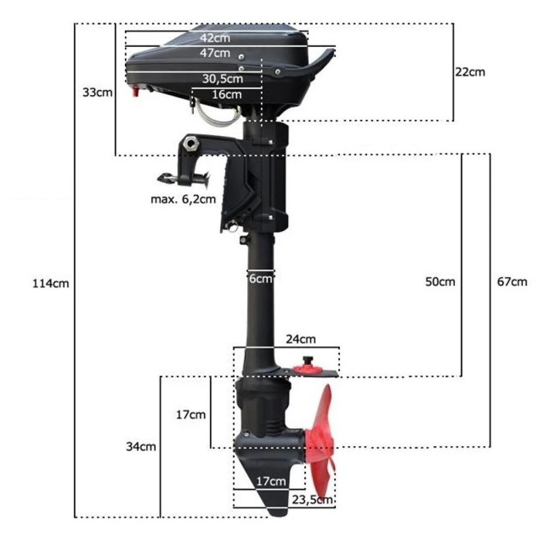 Haswing ARMADA 8.0F - Elektromotor