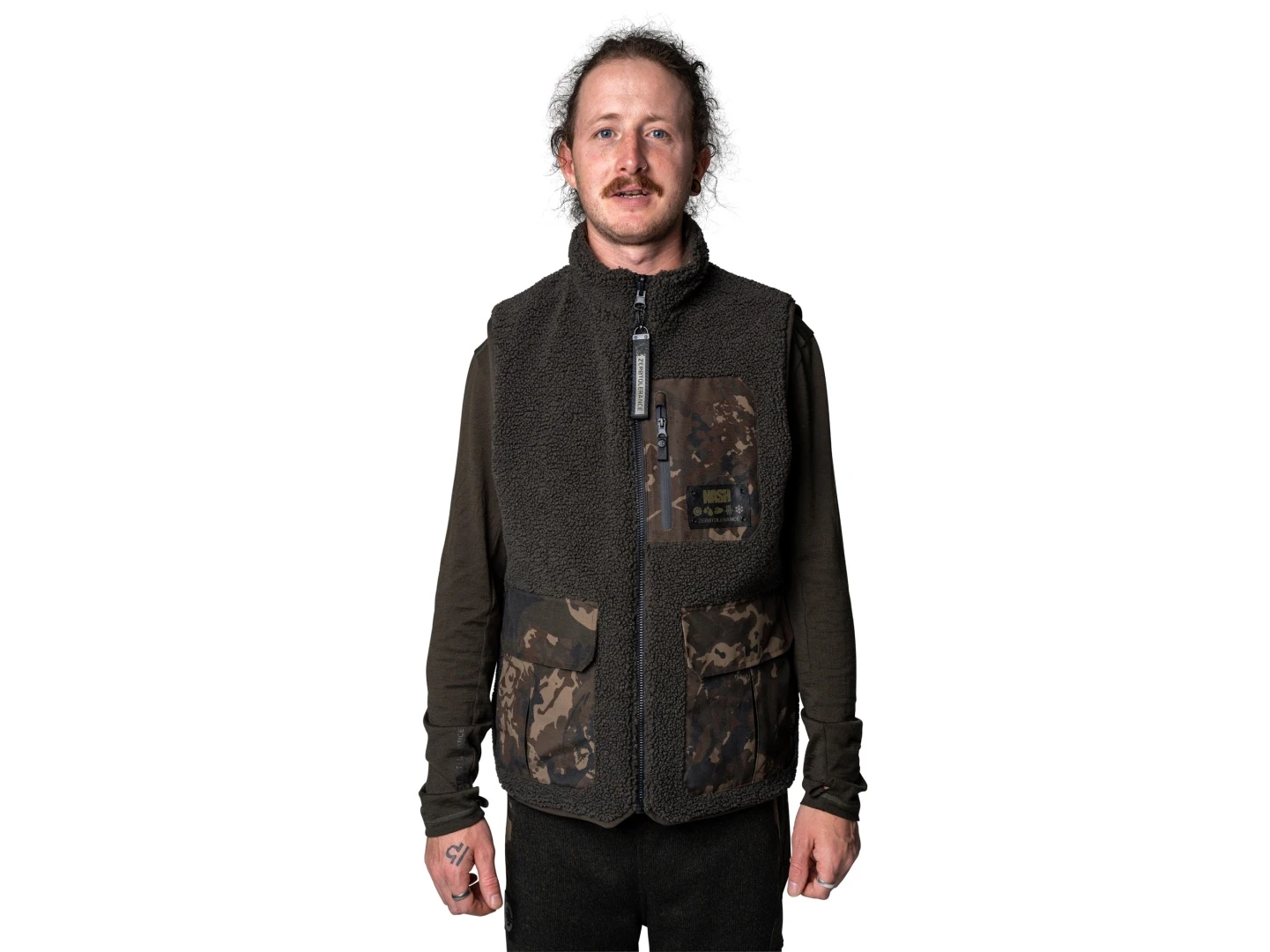Nash Zero Tolerance Sherpa Fleece Reversible Body Warmer