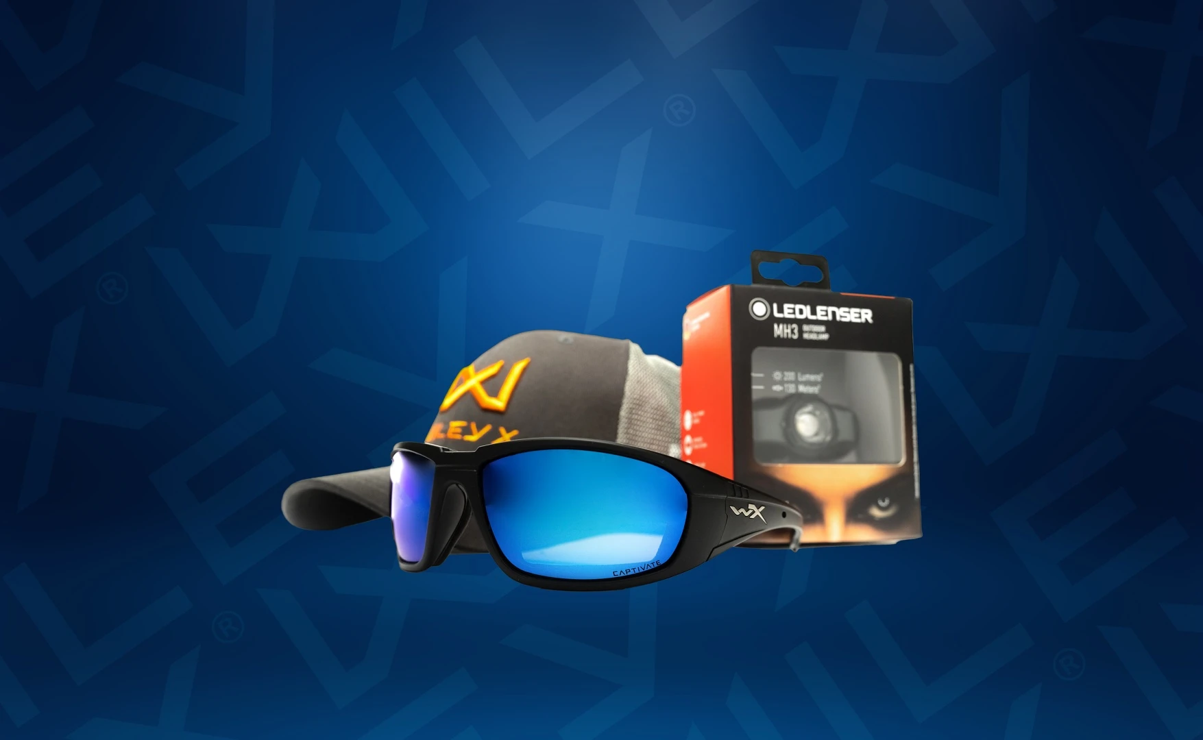 WileyX Boss Captivate Polarised Gift Box - Geschenkset