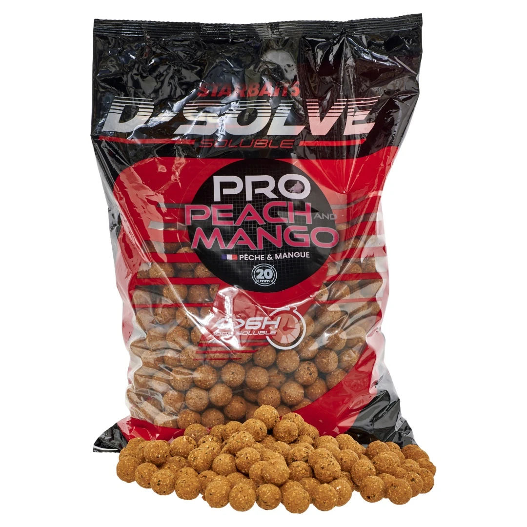 Starbaits Probiotic Peach and Mango D-Solve Boilies