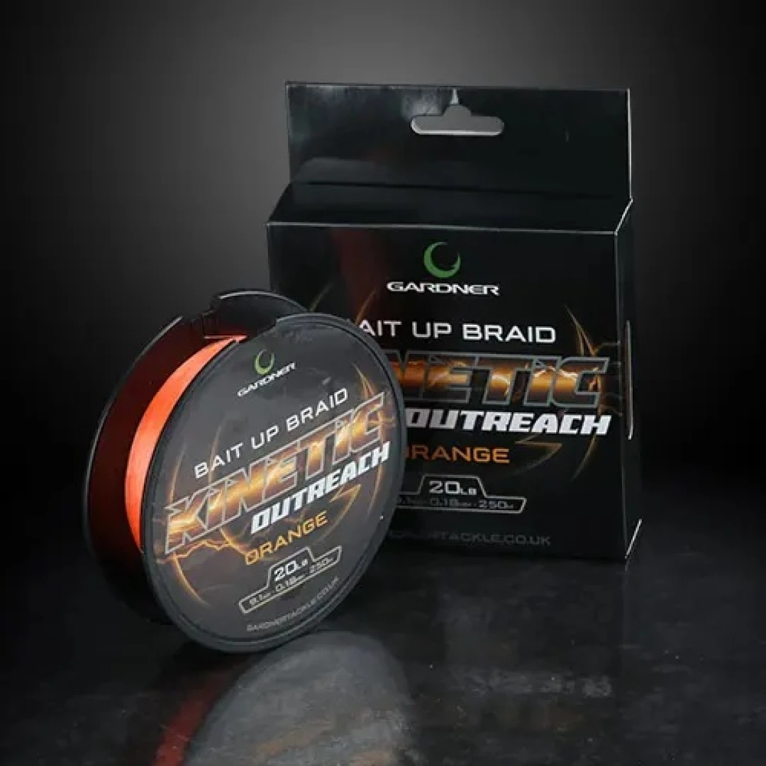 Gardner Kinetic Outreach Bait-Up Braid - Orange