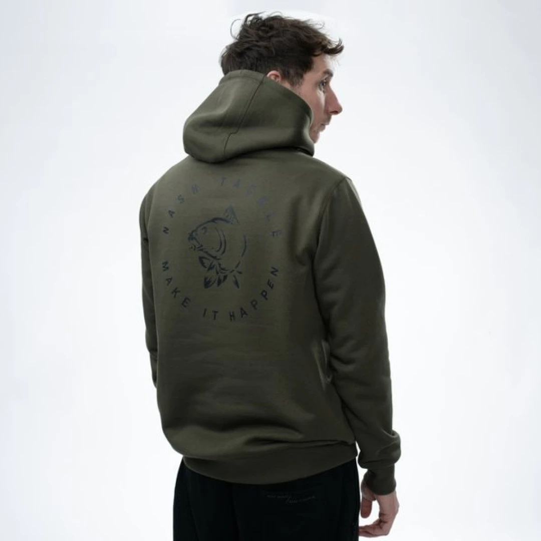 Nash Make It Happen Carp Logo Hoody - Green