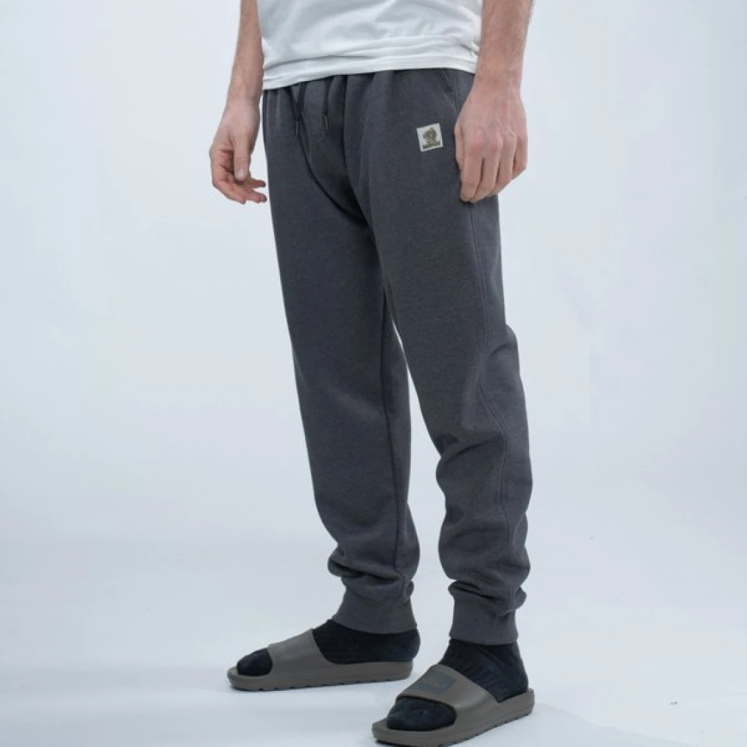Nash Make It Happen Badge Joggers - Grey Marl