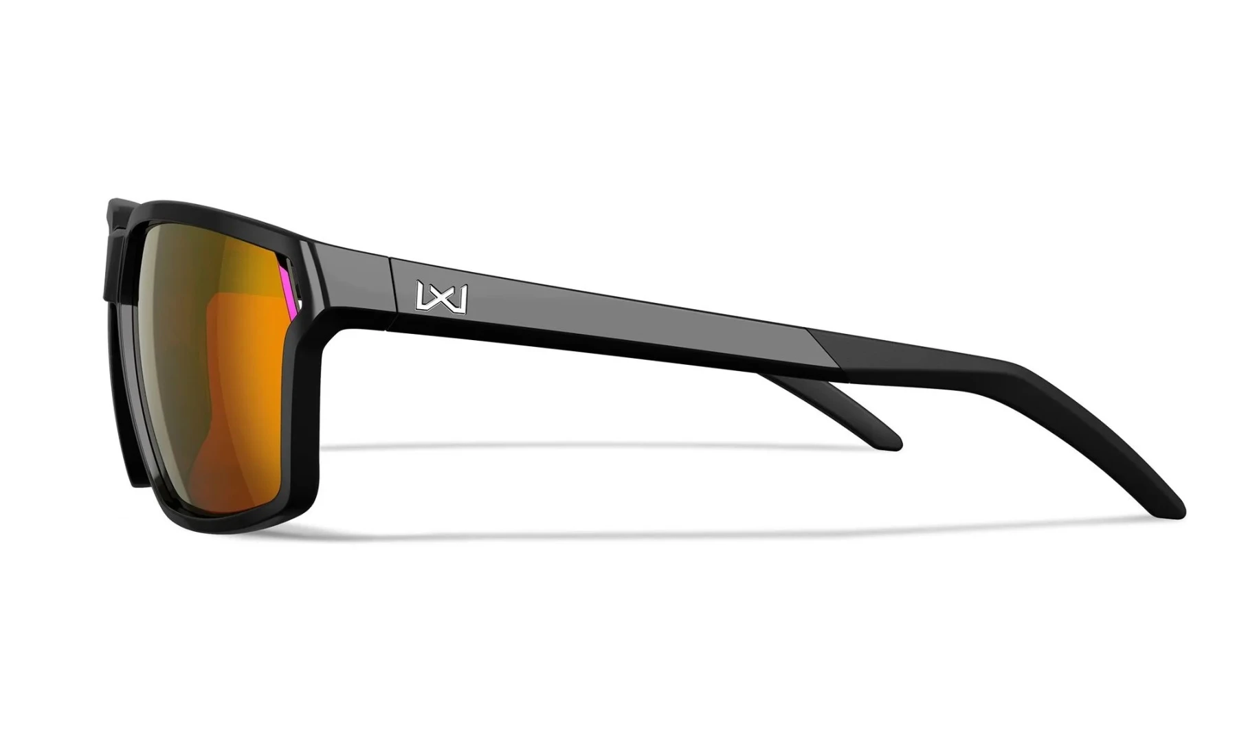 WileyX SIERRA Captivate Red Mirror Frame Gloss Black