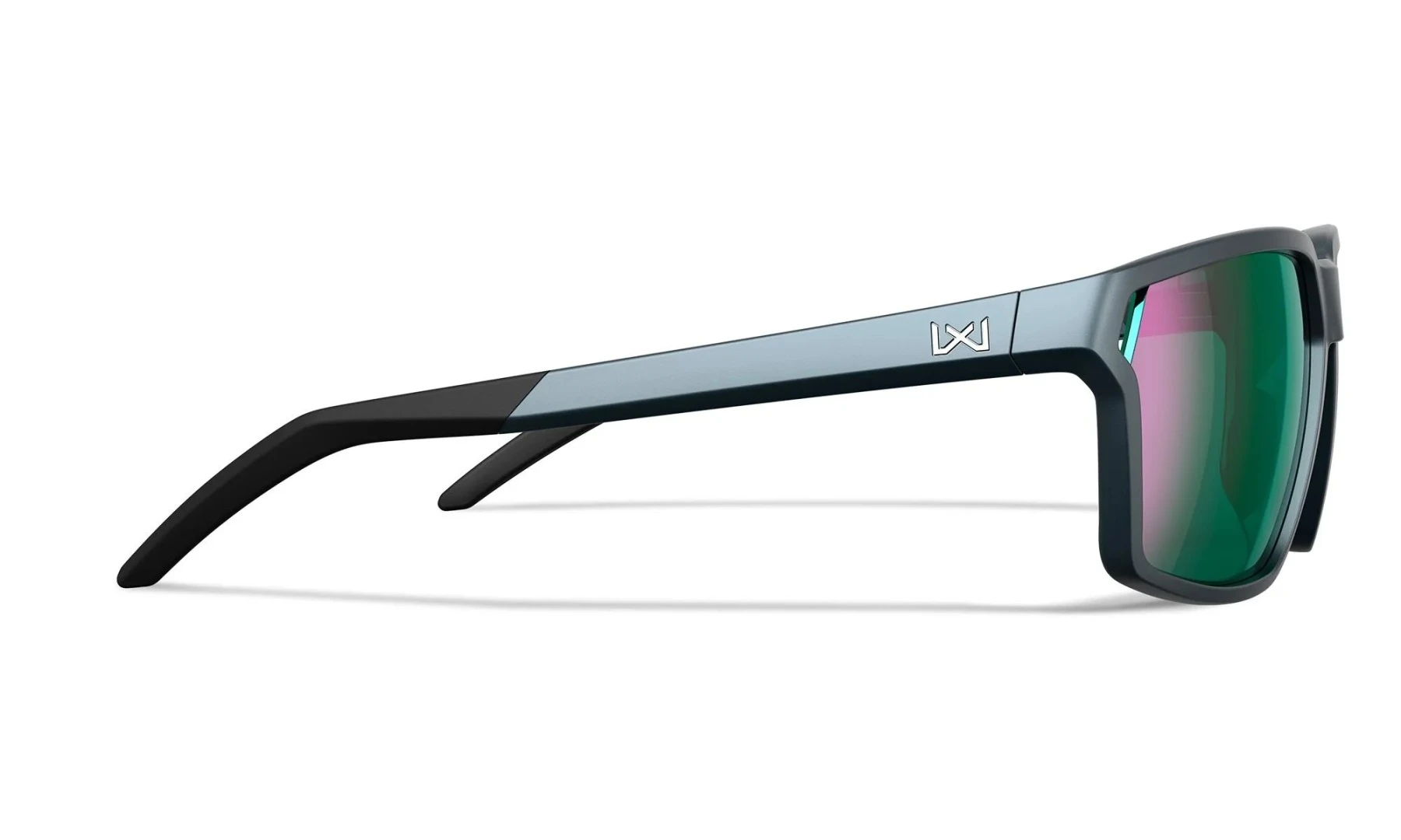 WileyX SIERRA Captivate Polarized Green Mirror Matte Graphite Frame