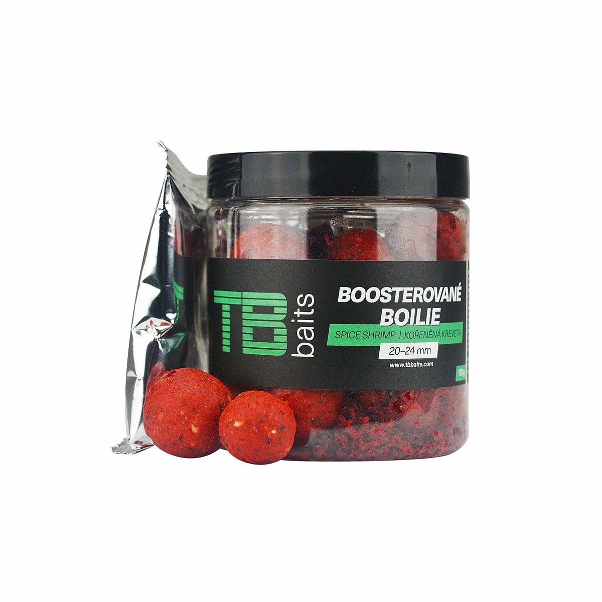 TB Baits Spice Shrimp Boosted Boilie