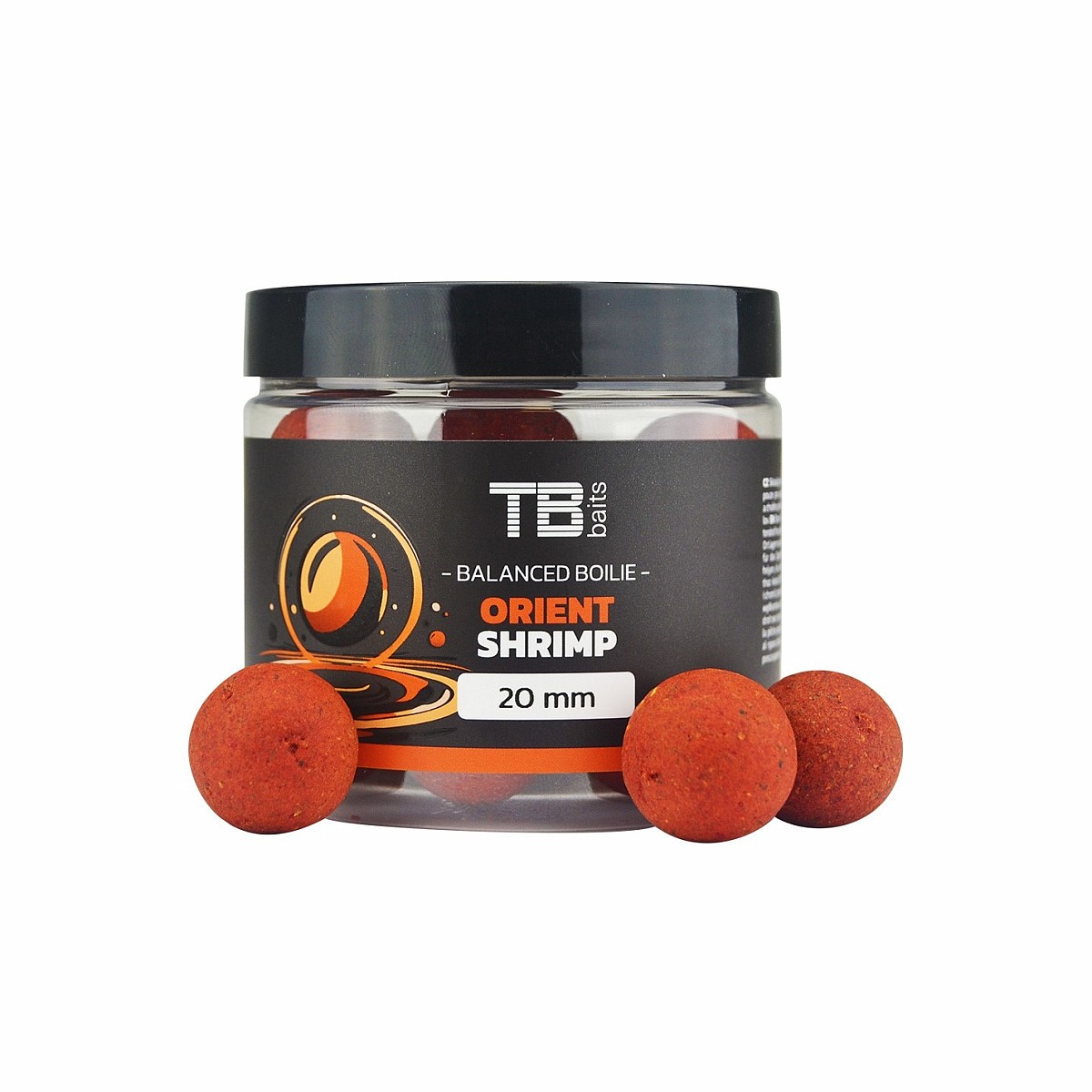 TB Baits Balanced Boilie + Attractor Orient Shrimp